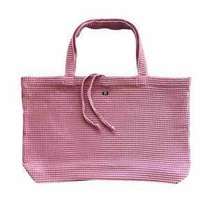 Großer Shopper in pink aus 100% Baumwolle