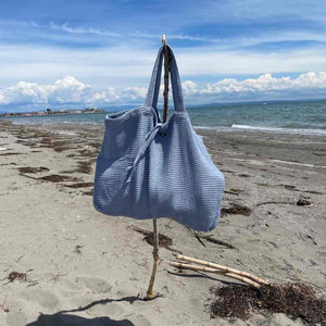 Große XXL Tasche aus Baumwolle ideal für den Strand